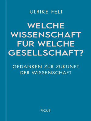cover image of Welche Wissenschaft für welche Gesellschaft?